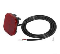 Kit de guardabarros trasero equipado con luz trasera para scooter Xiaomi 4 GO con carcasa ABS y soporte de hierro resistente (B)