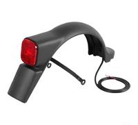 Kit de guardabarros trasero equipado con luz trasera para scooter Xiaomi 4 GO con carcasa ABS y soporte de hierro resistente (D)