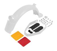 Kit de guardabarros trasero ligero con soporte para Xiaomi para M365 Pro Pro2 construido para uso diario (blanco)