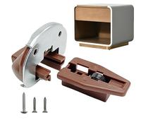Kit de guía de cajón de repuesto, tope deslizante de cajón de montaje