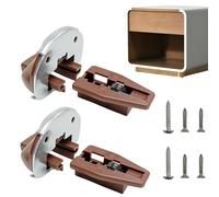 Kit de guía de cajón,Pieza de repuesto para cajones para guías para cajones de montaje central - Guías de riel de pieza de repuesto para que no son de cabina, mesa de buffet, gabinetes de coci