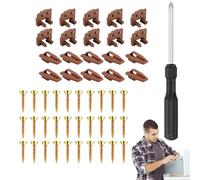 Kit de guía de cajones | Kit de reparación fácil de instalar | Deslizadores de cajón de montaje central, para cómodas, mesitas de noche, armarios, mesitas de noche, cocinas, dormitorios, guardería