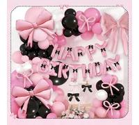 Kit de guirnalda de globos rosa rubor retro, 102 piezas, arco de látex de oro blanco nude para despedida de soltera, compromiso, aniversario (JT-HD06-Bow)