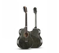 Kit de guitarra acústica para principiantes con funda de concierto, afinador, correa, cuerdas, púas, cejilla, ideal para aprendizaje y práctica de adultos y adolescentes