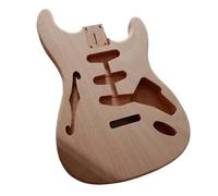 Kit De Guitarra Cuerpo De Caoba Con Un Solo Orificio En Forma De F Para Guitarra Eléctrica ST De Una Sola Manivela(One piece)