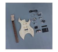 Kit De Guitarra Cuerpo De Guitarra De Tilo Mástil De Guitarra De Caoba 25,5 Pulgadas Diapasón De Palisandro De 24 Trastes Con Herrajes De Guitarra