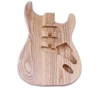 Kit De Guitarra Cuerpo De Guitarra Eléctrica De Madera De Fresno Bricolaje 3 Piezas Pieza Combinada(No holes)