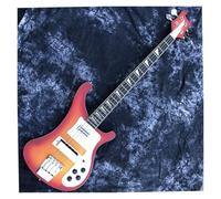 Kit De Guitarra Electrica Bajo Eléctrico De 4 Rotores Con Cuerpo De Madera Maciza Color Sol
