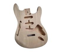 Kit De Guitarra Eléctrica DIY Cuerpo De Guitarra Eléctrica Con Agujero En Forma De F En Blanco Producto Semiacabado De Caoba Sin Terminar