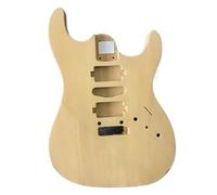 Kit De Guitarra Eléctrica DIY Cuerpo De Guitarra Eléctrica ST De Madera Maciza De Tilo Accesorios Para Armar Uno Mismo