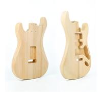 Kit De Guitarra Eléctrica DIY Guitarra Eléctrica ST Cuerpo Semiacabado De Aliso Kit De Instrumento TL De Caoba(Type 1)