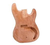 Kit De Guitarra Eléctrica DIY Kit De Modificación De Cuerpo De Bajo Eléctrico Okoume