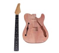Kit De Guitarra Eléctrica DIY Kit Semiacabado Para Guitarra Eléctrica TL De Un Solo Orificio En Forma De F