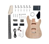 Kit De Guitarra Eléctrica DIY Para Diestros Con Cuerpo De Caoba, Diapasón De Palisandro, Construye Tu Propia Guitarra Cuerpo de guitarra sin terminar