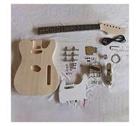 kit de guitarra electrica sin terminar Guitarra Eléctrica De 22 Trastes, Kits Semiacabados Sin Montar, Cuerpo De Tilo, Diapasón De Palisandro Kit de guitarra eléctrica
