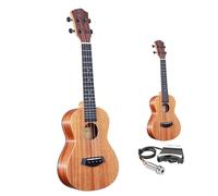 Kit De Guitarra Pequeña Para Principiantes Con Ukelele Eléctrico De Una Sola Placa(26 inch)