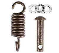 Kit de Hamaca para Colgar Silla - Hamaca de Huevo, Accesorios de Enchufe de Resorte, 500 Libras para Colgar sillas de Cesta Hamaca y Columpio de Porche, Color marrón