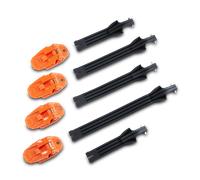 Kit de Hebillas O'Neal Rider Pro Naranja/Negro Naranja,Negro