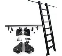 Kit de herrajes para escalera deslizante con riel rodante para acceso móvil a la escalera en el hogar y decoración de loft