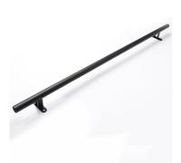 Kit de herrajes para escalera deslizante de biblioteca, rieles móviles de tubo redondo de acero de 3,3 pies a 24 pies (sin escalera), riel de riel para escalera rodante para oficina en casa,