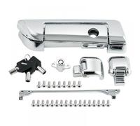 Kit de herrajes para Llave de Bloqueo de Tapa de Maletero de Motocicleta, Compatible con Tour Pak Touring Road Electra Road King 2014-2024(Chrome)