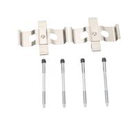 Kit de Herrajes para Pinza de Freno de Disco Delantero, MBA1296 109 1296 KIT1021 Kit de Instalación de Pasador de Pastilla de Freno Delantero de Metal, para 406 de 1997 a 2004