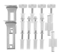 Kit de Herrajes para Puertas Plegables Pivote Metálico de Acero Inoxidable | Repuesto de Rodillo para Armarios, Color Plata, Sustitución Fácil, Mantenimiento de Puertas Correderas