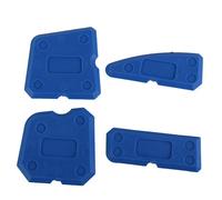 Kit De Herramienta De Calafateo 4pcs Raspador Sellador De Silicona Lechada Removedor Azul