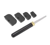 Kit de Herramienta de Reparación de Saxo Almohadillas de Tono de Tono de la Barra de Lappía de Dente Kit de Reparación de Agujeros de Sonido de Saxofón de Saxofón Abds de Metal