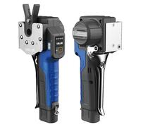 Kit de herramienta inalámbrica para abocardar tubos de cobre de 1/4" a 3/4", abocardador excéntrico de 45° con luz LED, carga súper rápida de 50 W, para AC y refrigeración