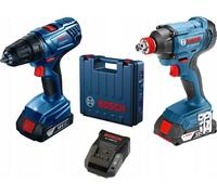 Kit de herramientas bosch 18v gdx 180-li + gsr 18v-50, atornillador y