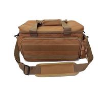 Kit de herramientas con correa for el hombro, fondo antifricción, bolsa manual, bolso trabajo multiusos for reparadores y carpinteros Mochila de Herramientas(Khaki With Strap)