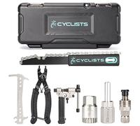 Kit de herramientas de 7 piezas, kit de reparación de mantenimiento de herramientas de bicicleta, kit de herramientas de reparación de bicicletas de montaña/carretera con estuche de almacenamiento