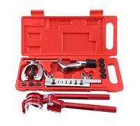 Kit de Herramientas de Abocardado de Tubos de Freno, Kit de Abocardado de Tubos de 11 Piezas Kit de Abocardado de Reparación de Tubos de Combustible de Freno con Juego de Herramientas de Doblado de Co