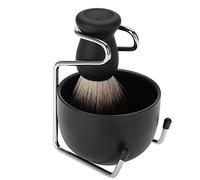 Kit de herramientas de afeitado para barba de hombres Brocha de afeitar + Soporte de cepillo + Jabón de afeitar + Tazón de fuente Uso en el hogar