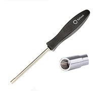 Kit de Herramientas de Ajuste de Carburador,Destornillador Carburador,Herramienta de Ajuste de Splines,para Motosierras,Pequeños Motores de Dos Tiempos,Cortadoras de Césped 21 Dientes Tokaneit