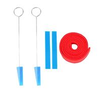 Kit de herramientas de ajuste de piano de lana de fieltro de la lana de fieltro Bloques de goma de goma para sintonizadores de piano maestros aprendices 2 tuning sticks 2 mudas 1