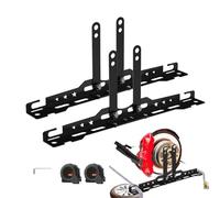 Kit de Herramientas de alineación de automóviles - Medidor de Dedo del pie de Rueda, de medición portátil para Colgar, Ajuste del vehículo con Doble Cinta métrica | Equipo de Garaje para