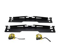 Kit de Herramientas de Alineación de Ruedas Pesadas, Placas de Alineación de Puntería Negras 2PCS con 2 Cintas de Medir de 16FT - Medición Precisa, Acero Resistente, Ideal para