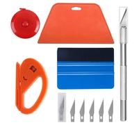 Kit de Herramientas de Alisado para Aplicar, Pelar y Pegar el Protector Contra Salpicaduras de Papel Tapiz Herramienta de Aplicación Kit de Alisado