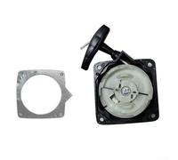 Kit de herramientas de arranque de retroceso compatible con varios tamaños de motor de gasolina de 33 cc a 52 cc para reemplazo en cortacésped y desbrozadoras (arrancador + junta)