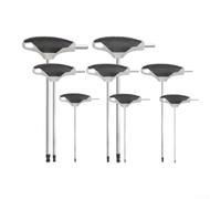 Kit de herramientas de bicicleta 8pcs T-Handle Llaves para S2 Herramienta | Asas de goma TPE, agarre resistente al aceite, diseño antideslizante, operación segura, agarre cómodo