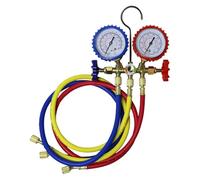 Kit De Herramientas De Calibre De Refrigerante - De Manguera Múltiple De CA, Probador De Servicio De Enfriamiento De Automóviles Con Acopladores Rápidos | Diagnóstico De Reparación Del Aire Ac