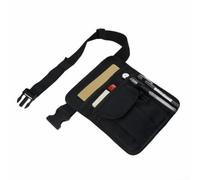 Kit de herramientas de cintura, organizador de almacenamiento de trabajo, camarero, delantal, para personal de hospitalidad, camarero, trabajo, color negro
