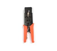 Kit de herramientas de compresión coaxial y crimpadora de cable BNC, juego de herramientas ajustables for conectores de crimpado múltiple RG59 RG6 F BNC RCA. Para electricistas y mecánicos(Nero)