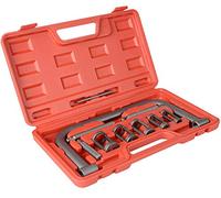 Kit de herramientas de compresor de muelles de válvula, juego de herramientas de instalador de compresor de muelles de válvula para motores de coches, furgonetas, motos con funda roja
