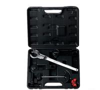 Kit de herramientas de correa de distribución EA211 para Jetta para BORA para LAVIDA con fijadores de árbol de levas, tornillos de cigüeñal y herramientas de alineación de engranajes (caja negra)