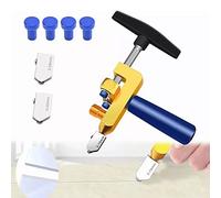 Kit De Herramientas De Cortador de Vidrio 2 En 1, Cortador De Azulejos De Vidrio, Pinza De Rotura De Vidrio Manual Con Cuchillas De Aleación Para Cortador De Azulejos De Espejo