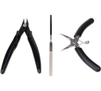 Kit de herramientas de corte profesional, juego de herramientas de doblado de modelo de metal, herramientas de montaje de rompecabezas de metal 3D, incluye kit de herramientas de 3 piezas, gran