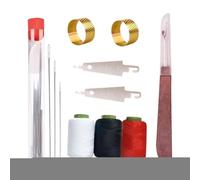 Kit De Herramientas De Costura | Set De Hilos Y Agujas Para Costura Manual De 37 Piezas | Accesorios Completos Multiusos Para Reparaciones De Confección Artesanías En Y Tela
